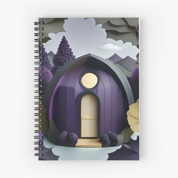 Item preview, Blackcurrant Inspired Chalet Papercut designed and sold by MMDigitalArt.