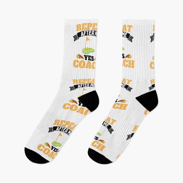 Item preview, Repeat After Me Yes Coach Golf - Yellow Black - Funny Sports designed and sold by GymWearDepot.