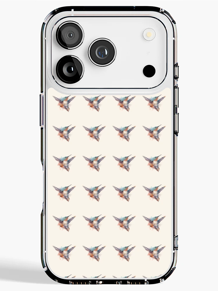 Thumbnail 1 of 5, iPhone Case, Hummingbird designed and sold by InkLines.
