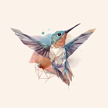 Artwork thumbnail, Hummingbird by InkLines