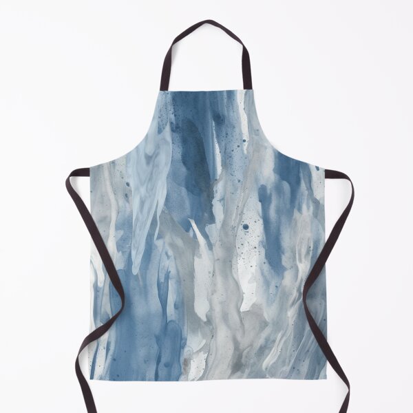 Item preview, Abstract Symphony: Mesmerizing Grey and Blue Paint Streaks designed and sold by aquinavortex.