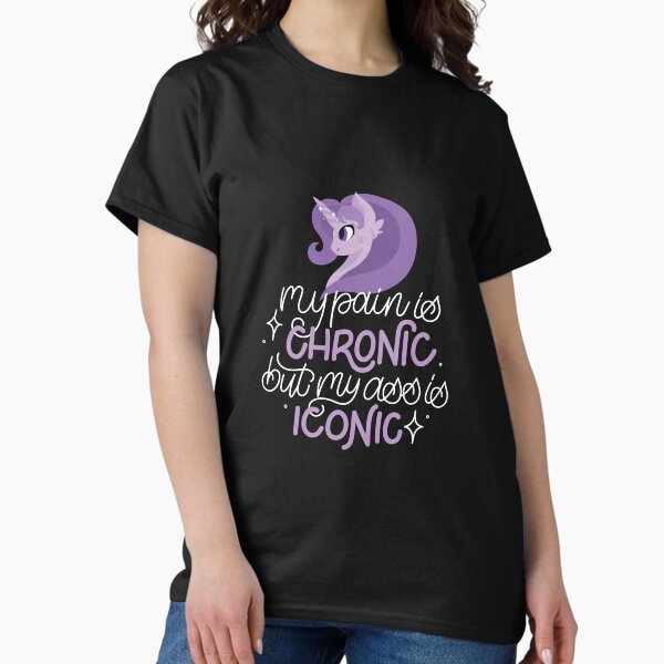 Crescent City - My pain is chronic but my ass is iconic - Dark Classic T-Shirt