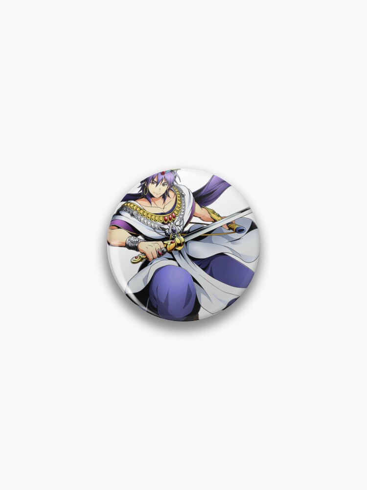 Magi store Sinbad anime enamel pin