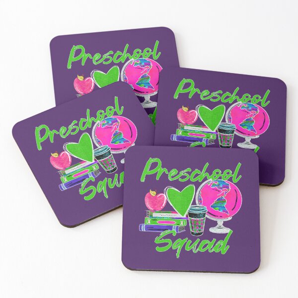 Item preview, Preschool Squad Teacher Back To School PreK Teachers Coffee 	 	 designed and sold by ouhjlbsus97.