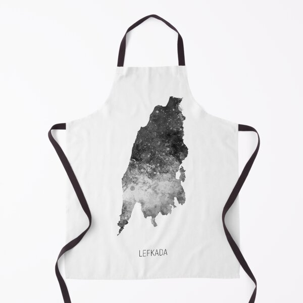 Item preview, Lefkada Watercolor Map designed and sold by ArtPrints.
