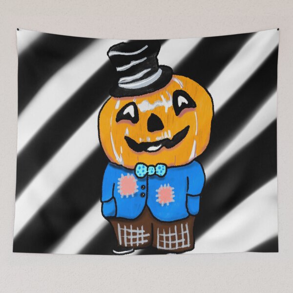 Item preview, Vintage style halloween happy  pumpkin character.  designed and sold by LynseysArtShop.