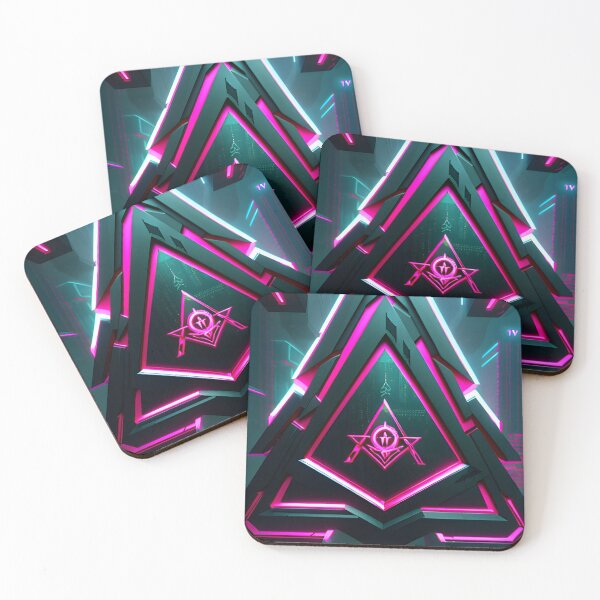Item preview, Symbol masons in style cyberpunk. Cyber, dystopian future 1 designed and sold by Vegan-Cult.
