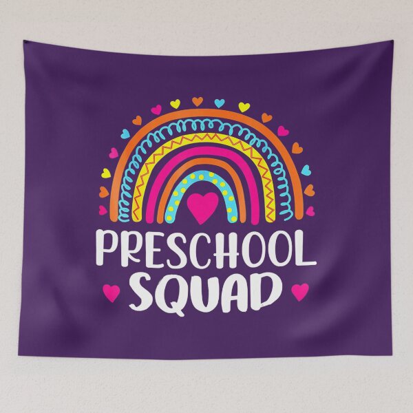 Item preview, Preschool Squad Teacher Funny Rainbow Lover Back To School  	 designed and sold by ouhjlbsus97.