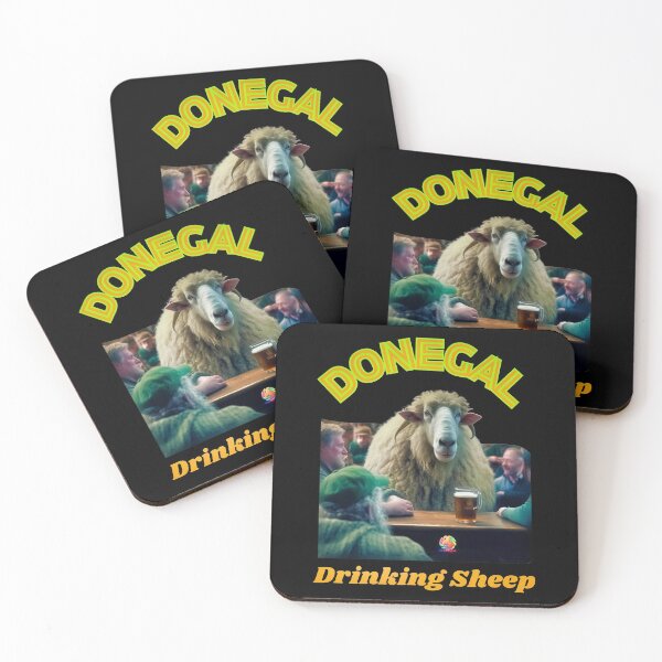 Item preview, Donegal Drinking Sheep Irish Funny Ireland designed and sold by OliDesigns.