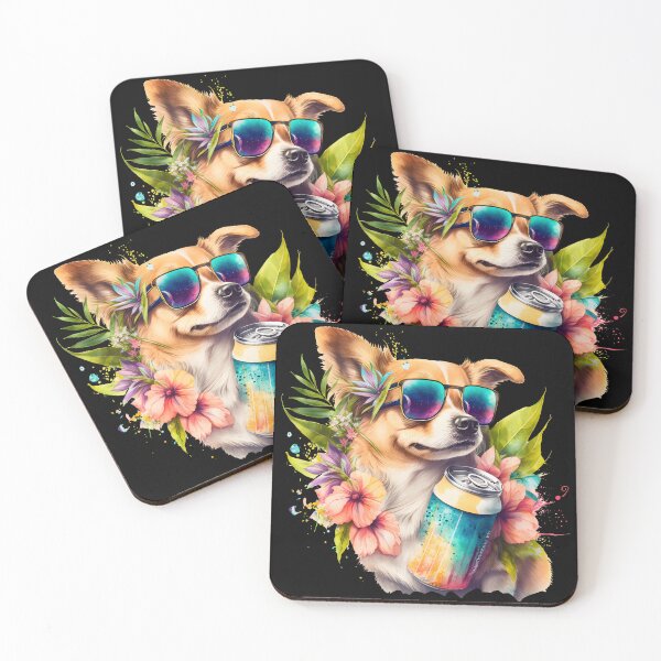 Item preview, Papillon Dog Summer Vibes Doggo designed and sold by GO SHIRT-TEE.