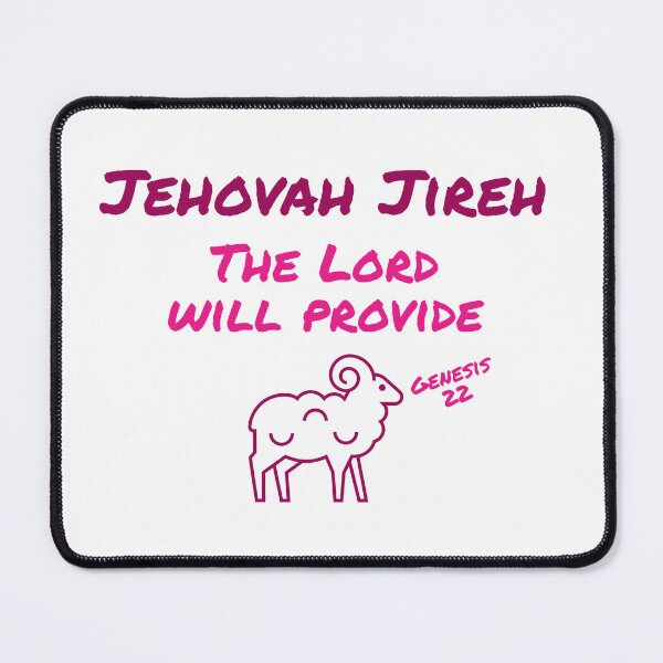 Item preview, Jehovah Jireh Pink Ram designed and sold by Miles-and-Daisy.