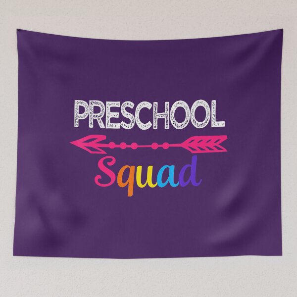 Item preview, Preschool Squad Team Funny Back To School Teacher Supplies  	 designed and sold by ouhjlbsus97.