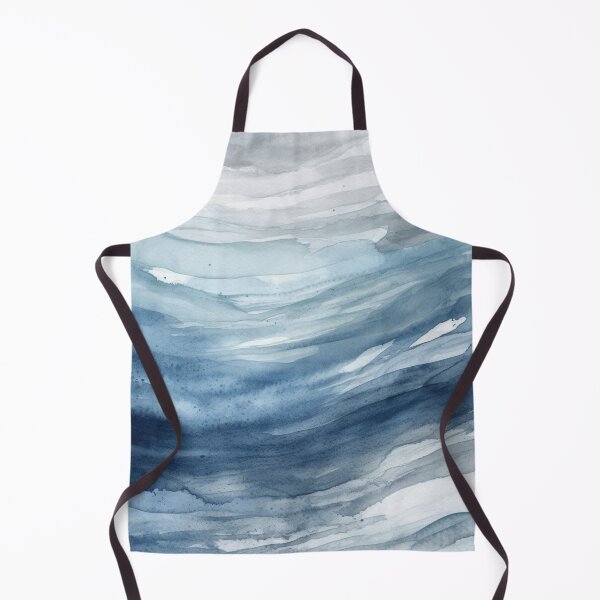 Item preview, Abstract Symphony: Mesmerizing Grey and Blue Paint Streaks designed and sold by aquinavortex.