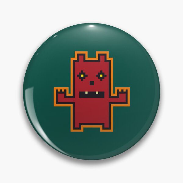 Item preview, Red Pixel Art Scare Bear designed and sold by hatchstones.
