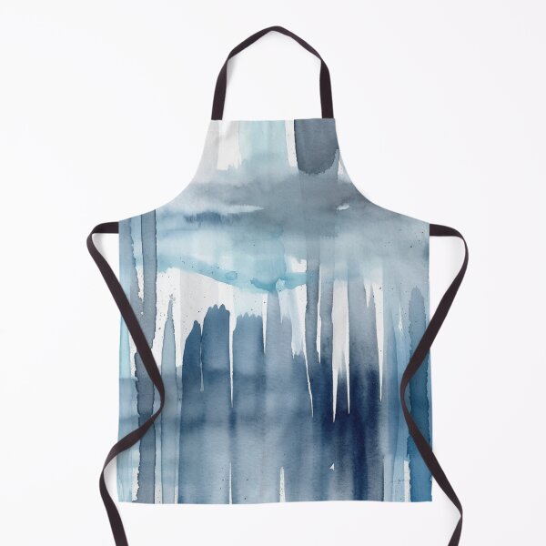 Item preview, Abstract Symphony: Mesmerizing Grey and Blue Paint Streaks designed and sold by aquinavortex.