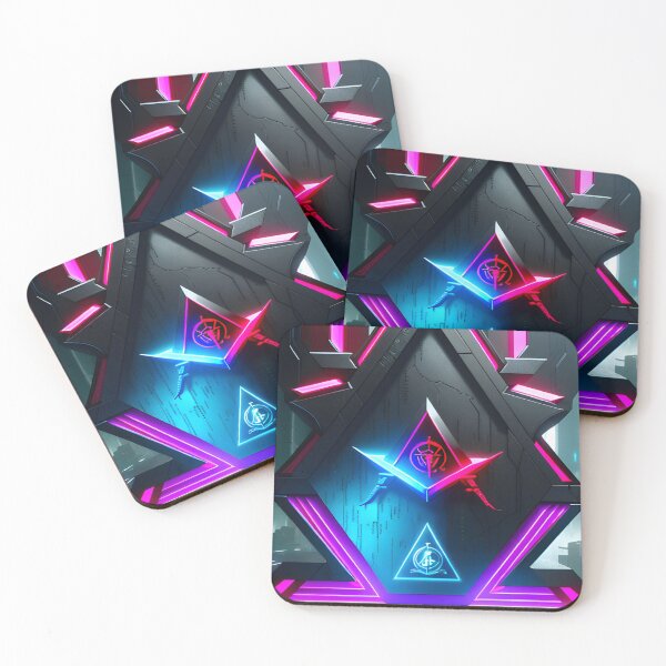 Item preview, Symbol masons in style cyberpunk. Cyber, dystopian future 4 designed and sold by Vegan-Cult.