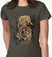 Camiseta entallada para mujer Fenrir: El lobo del monstruo nórdico