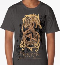 Fenrir: The Nordic Monster Wolf Long T-Shirt