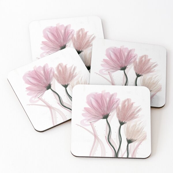 Item preview, Beautiful pink flowers are made in watercolor style designed and sold by 7Woodhandmade.