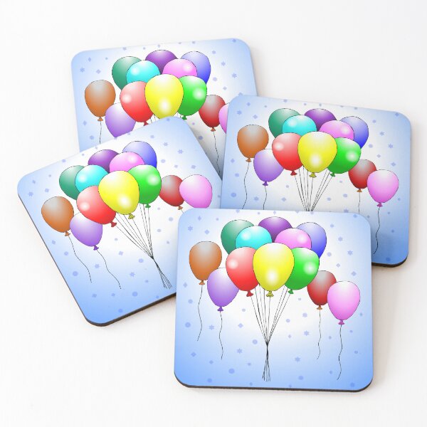 Item preview, Birthday Balloons and Stars designed and sold by Restarter.