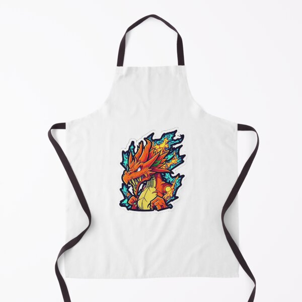 Item preview, Angry cartoon fire dragon designed and sold by Stickermagician.