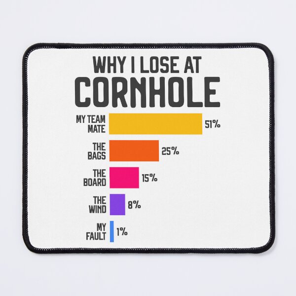 Item preview, Why I Lose at Cornhole Humor Toss Like a Boss designed and sold by grinta2021.