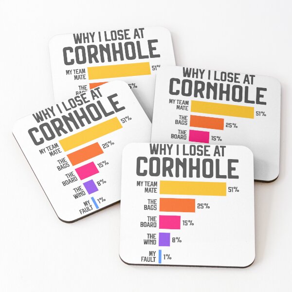 Item preview, Why I Lose at Cornhole Humor Toss Like a Boss designed and sold by grinta2021.