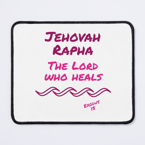 Item preview, Jehovah Rapha Pink designed and sold by Miles-and-Daisy.