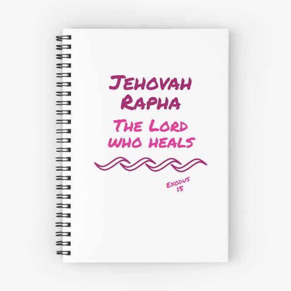 Item preview, Jehovah Rapha Pink designed and sold by Miles-and-Daisy.