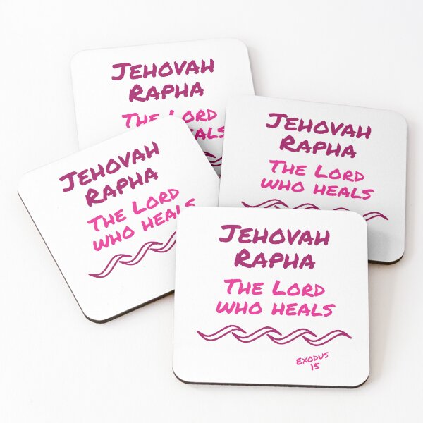 Item preview, Jehovah Rapha Pink designed and sold by Miles-and-Daisy.