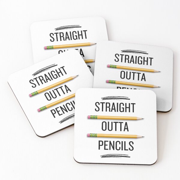 Item preview, Straight Outta Pencils Teacher Art designed and sold by Counterbalance Dzigns.