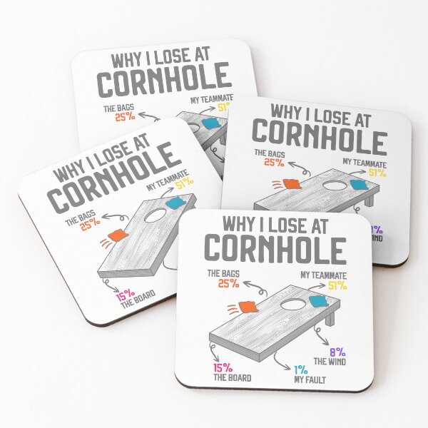 Item preview, Why I Lose at Cornhole Humor Toss Like a Boss designed and sold by grinta2021.