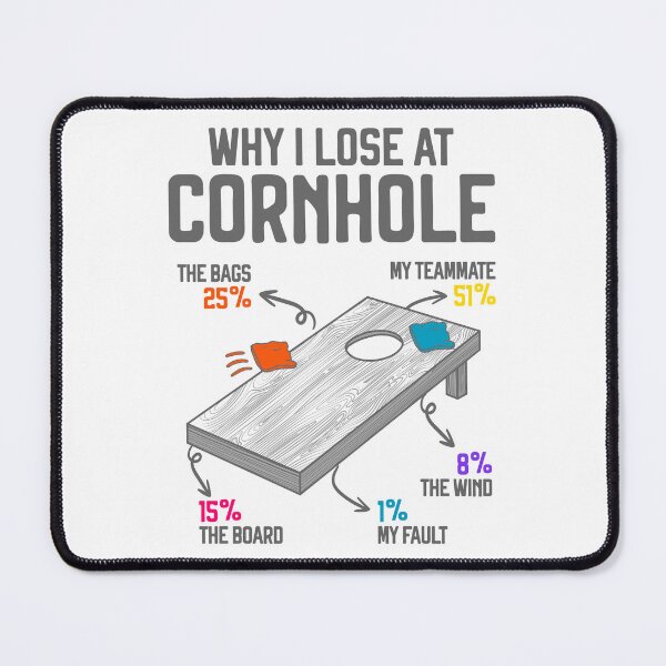 Item preview, Why I Lose at Cornhole Humor Toss Like a Boss designed and sold by grinta2021.