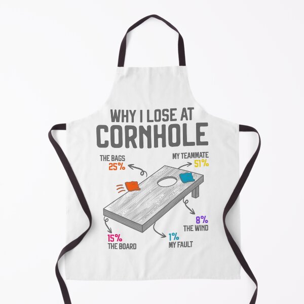 Item preview, Why I Lose at Cornhole Humor Toss Like a Boss designed and sold by grinta2021.
