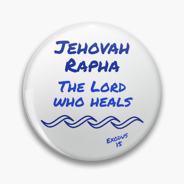Item preview, Jehovah Rapha Blue designed and sold by Miles-and-Daisy.