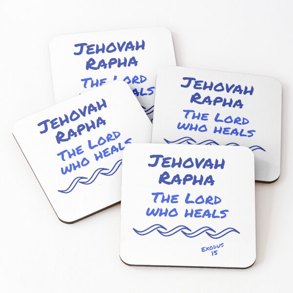 Item preview, Jehovah Rapha Blue designed and sold by Miles-and-Daisy.