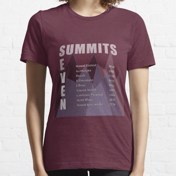 7 summits t shirt