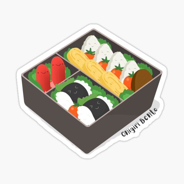 Cute Bento Box Sticker for Sale by chaoscorgi