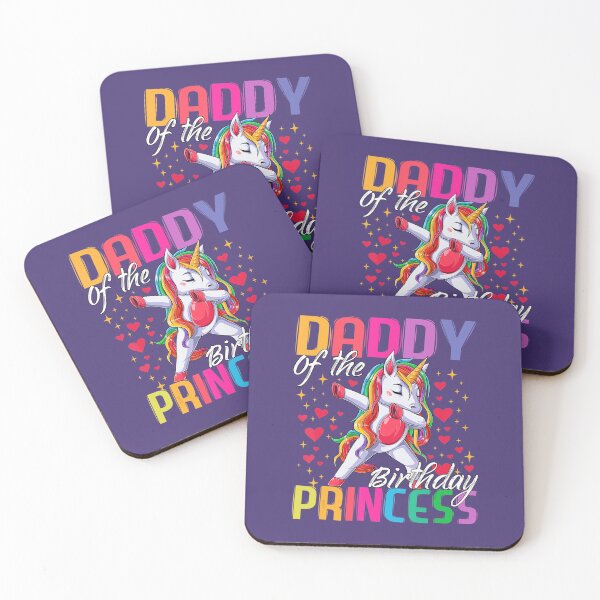 Item preview, Daddy of the Birthday 	 Princess Dabbing Unicorn Theme 	 	 designed and sold by ufbsouettb9.