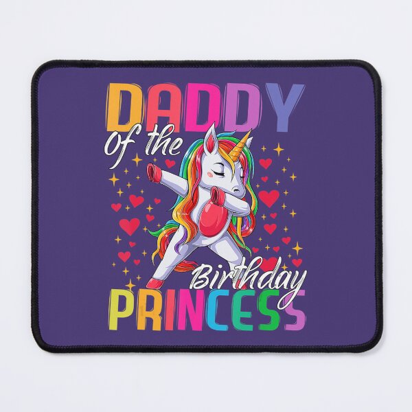 Item preview, Daddy of the Birthday Princess Dabbing Unicorn Theme designed and sold by ufbsouettb9.