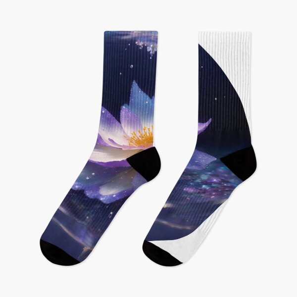 Item preview, Galactic Bloom: A Celestial Flower Submerged in the Depths designed and sold by WASjourney.