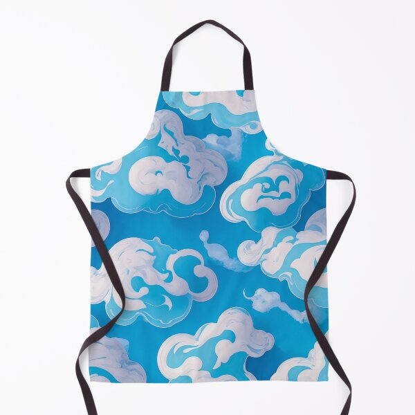 Item preview, Blue sky with puffy clouds illustration designed and sold by ArtyBuys.