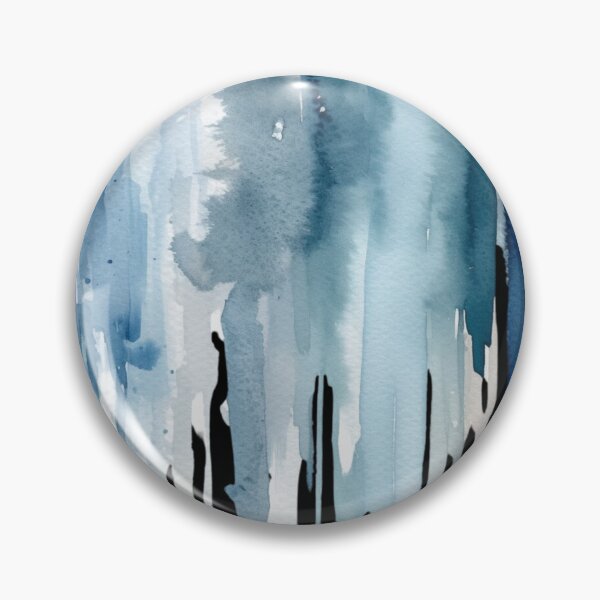 Item preview, Abstract Symphony: Mesmerizing Grey and Blue Paint Streaks designed and sold by aquinavortex.