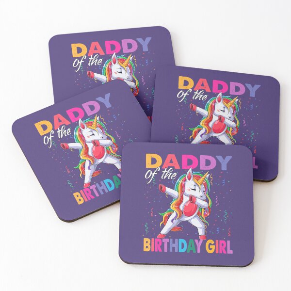Item preview, Daddy of the Birthday 	 Princess Dabbing Unicorn Theme 	 	 designed and sold by ufbsouettb9.