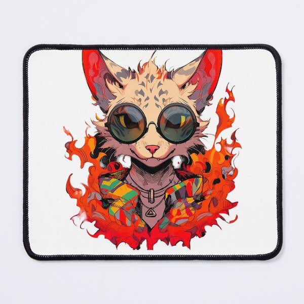 Item preview, hippie cat designed and sold by ViktoriaArtys.