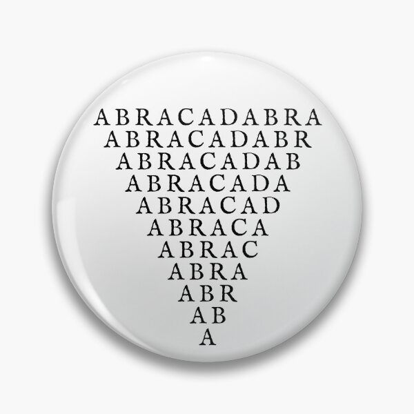 Item preview, Copy of Abracadabra Occult Incantation designed and sold by Happy Puppy Print On Demand.