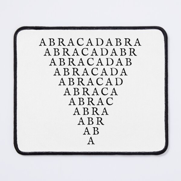 Item preview, Copy of Abracadabra Occult Incantation designed and sold by Happy Puppy Print On Demand.