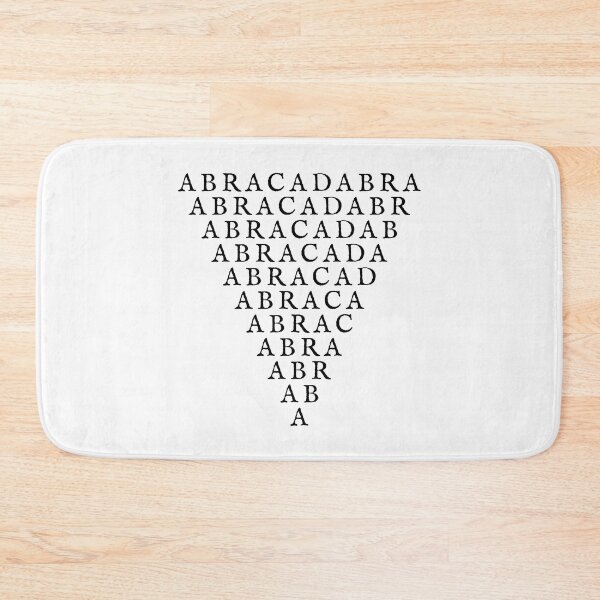 Item preview, Copy of Abracadabra Occult Incantation designed and sold by Happy Puppy Print On Demand.