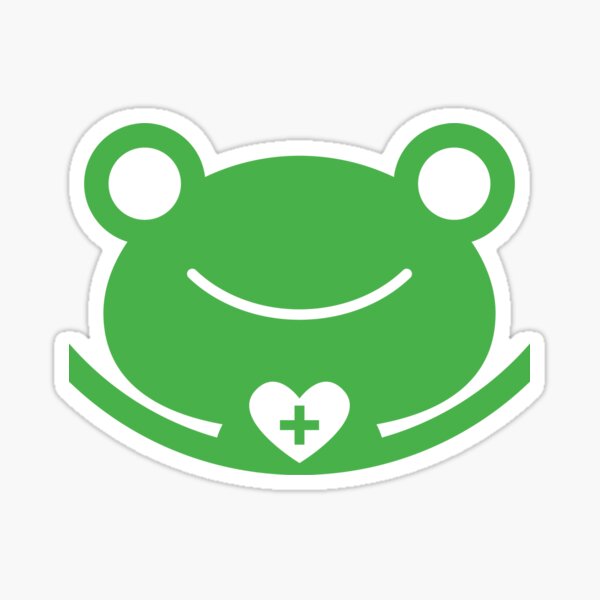 Happy Frog / Robot Bear Sticker