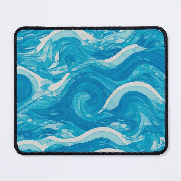 Item preview, Rolling blue sea waves designed and sold by ArtyBuys.